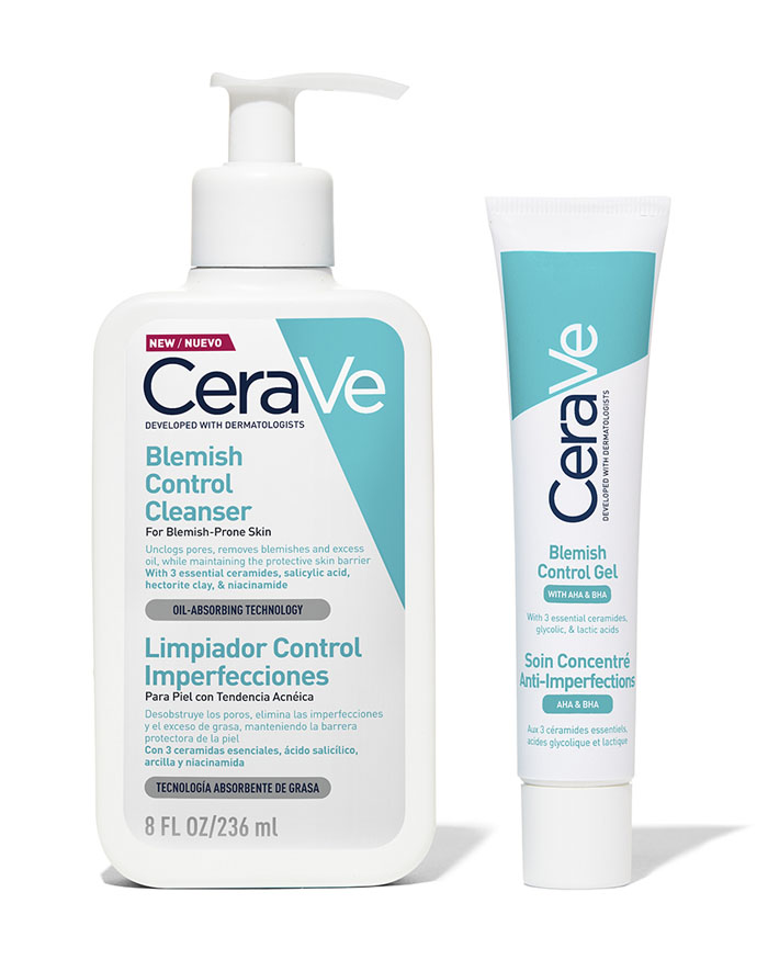 CeraVe-limpiador Facial hidratante, sin estimulación, Control de aceite de  ácido salicílico, reparación de la piel